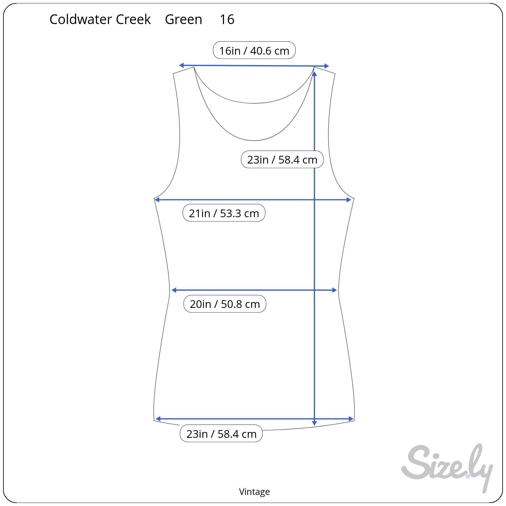 Coldwater Creek Womens Sleeveless Full Lined Scoop Neck Side Zip Teal Blouse 16