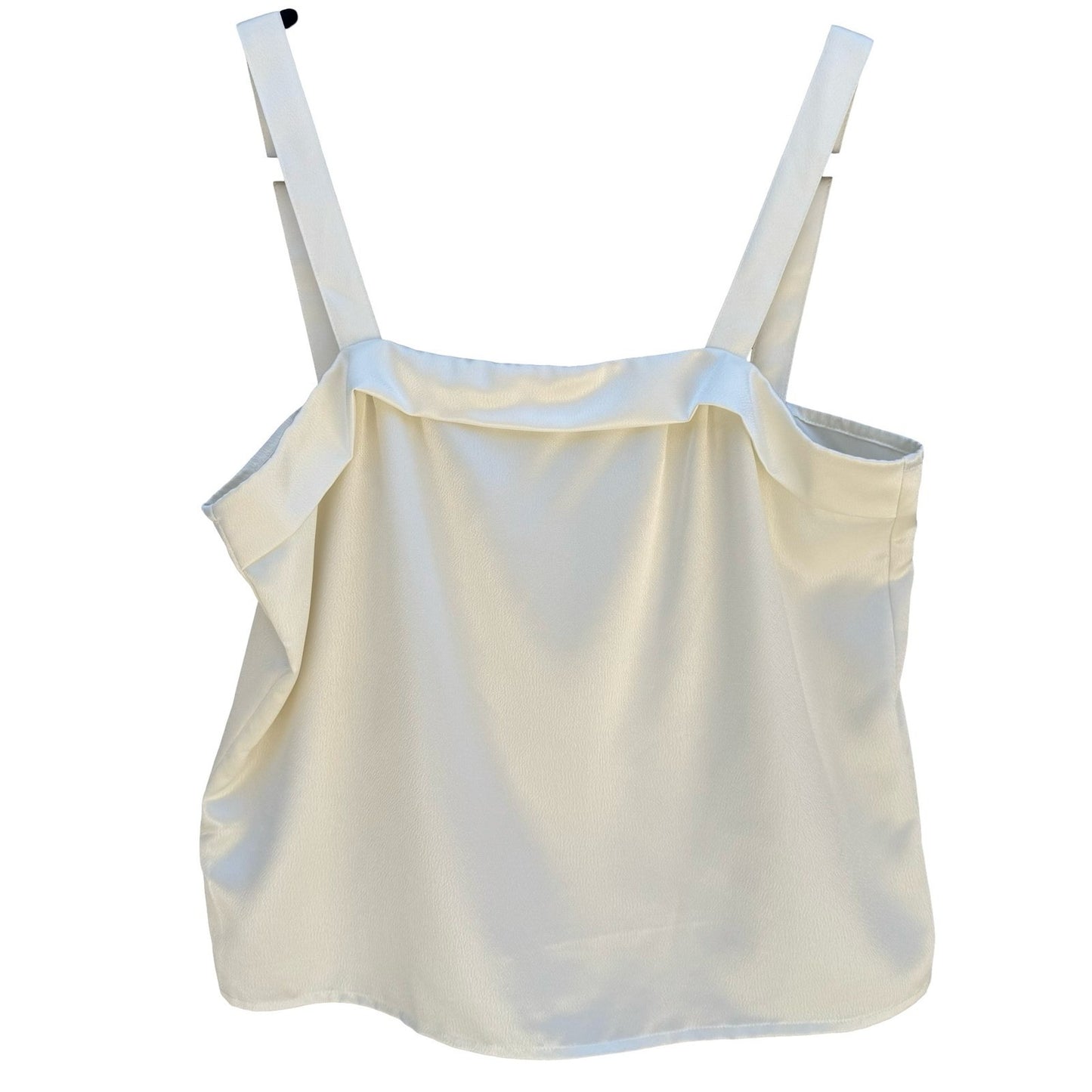 Kasper ASL Nights Vintage 90s Cream Square Neck Evening Camisole Formal Top 10