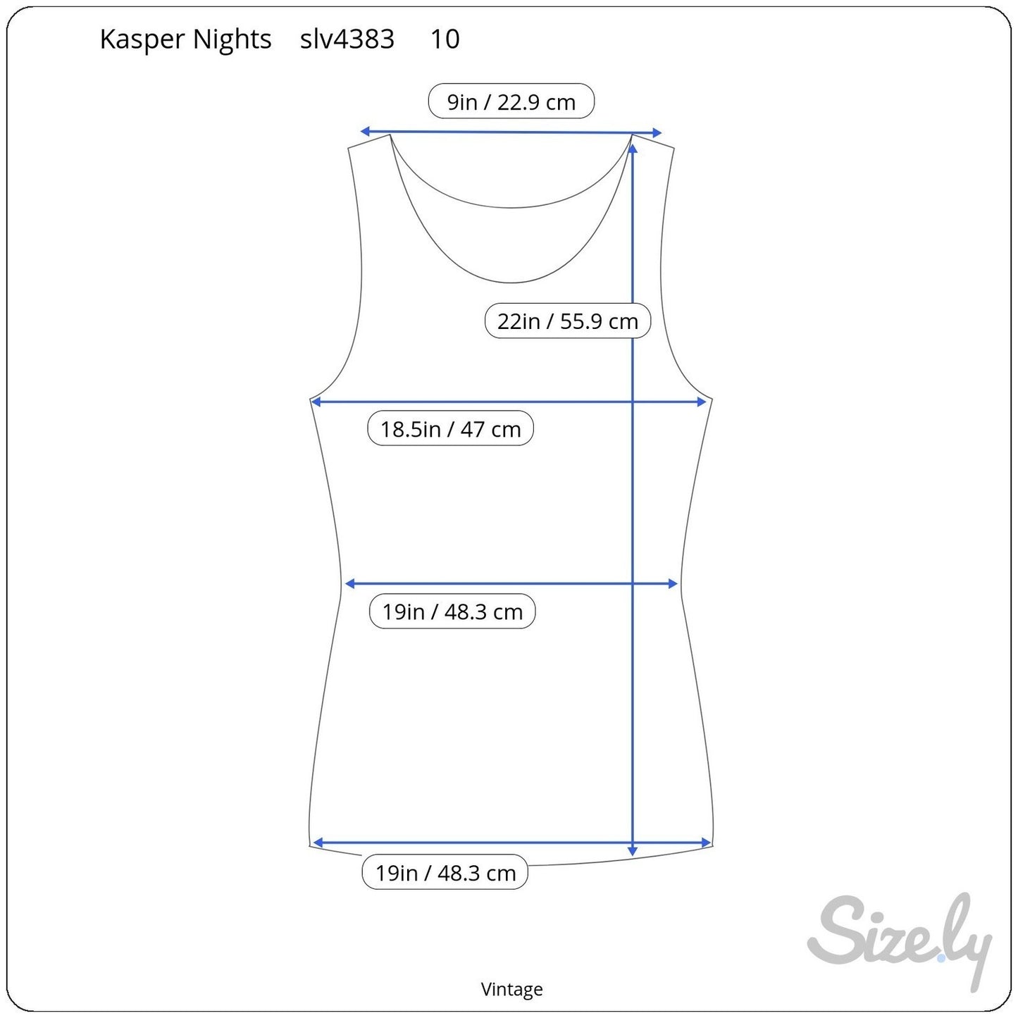 Kasper ASL Nights Vintage 90s Cream Square Neck Evening Camisole Formal Top 10