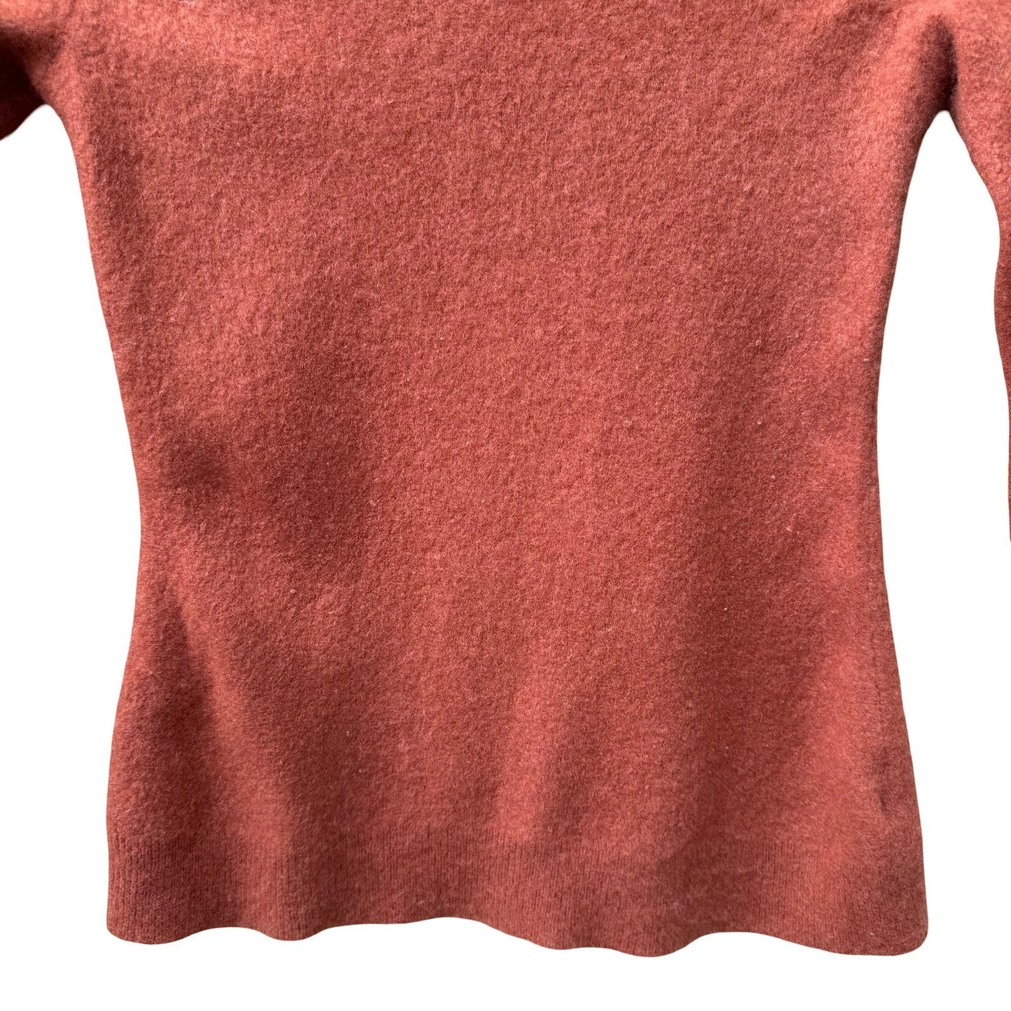 Charter Club Luxury 100% Cashmere Minimalist Old Money Preppy Sweater Orange XS