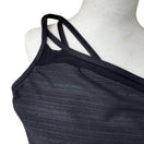 Switch Zobha Activewear Gym Asymmetrical One Shoulder Sports Bra Charcoal Space Dye S 3 image