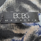Switch BCBG Max Azria Vintage Y2K 90s Dark Floral Empire Waist Midi Dress Whimsigoth S 2 image