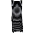 Switch Union Jack Y2K Black White Striped Strapless Smocked Tube Top Stretch Maxi Dress 2 image