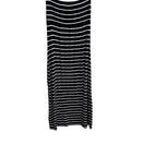 Switch Union Jack Y2K Black White Striped Strapless Smocked Tube Top Stretch Maxi Dress 3 image