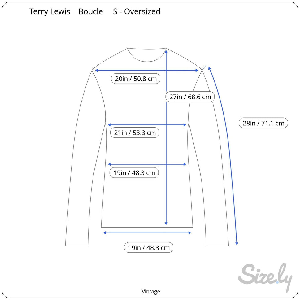 Terry Lewis Womens Vintage Zip Cardigan Sweater Purple Green Boucle Long Sleeve S