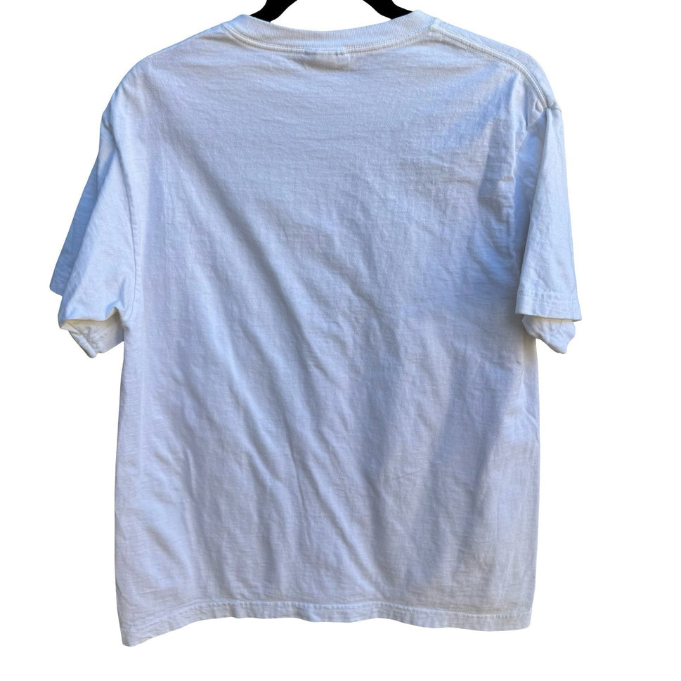 Cheetah Vintage 90s Star Trek USS Enterprise NCC-1701-E Graphic Nerd Tee White M
