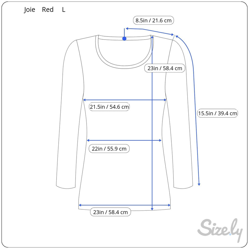 Joie Womens Lipstick Red V-Neck Flowy Cuffed 3/4 Sleeve Chiffon Tunic Blouse L