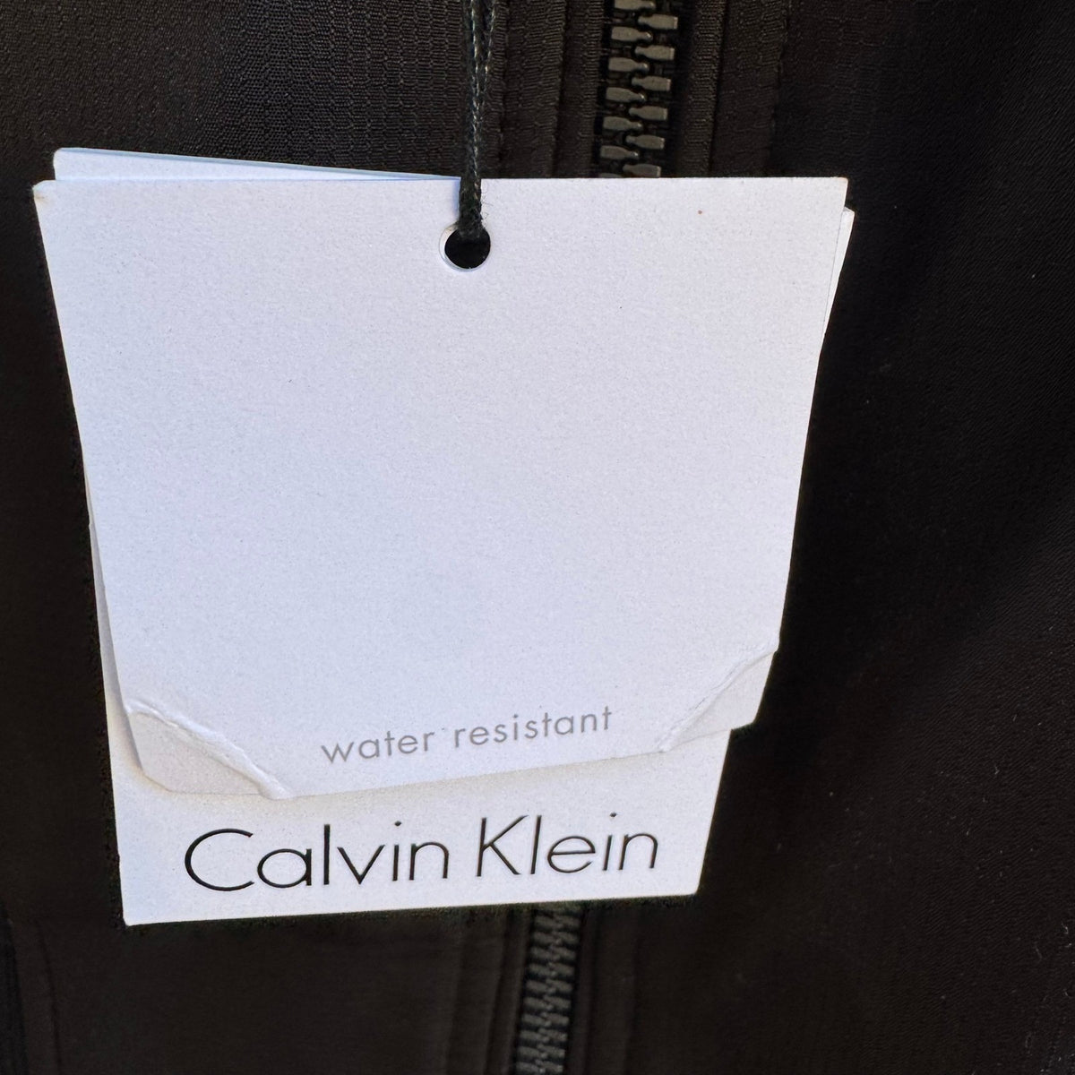 Calvin Klein Minimalist Streetwear Gorpcore Zip Bomber Jacket Black Mens M NEW