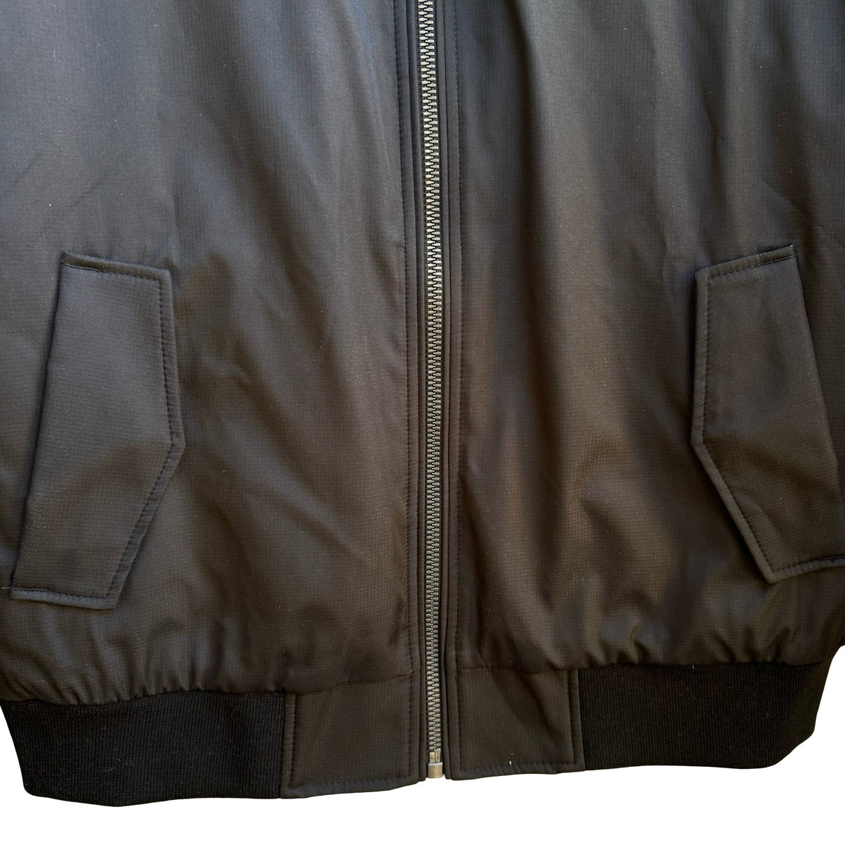 Calvin Klein Minimalist Streetwear Gorpcore Zip Bomber Jacket Black Mens M NEW