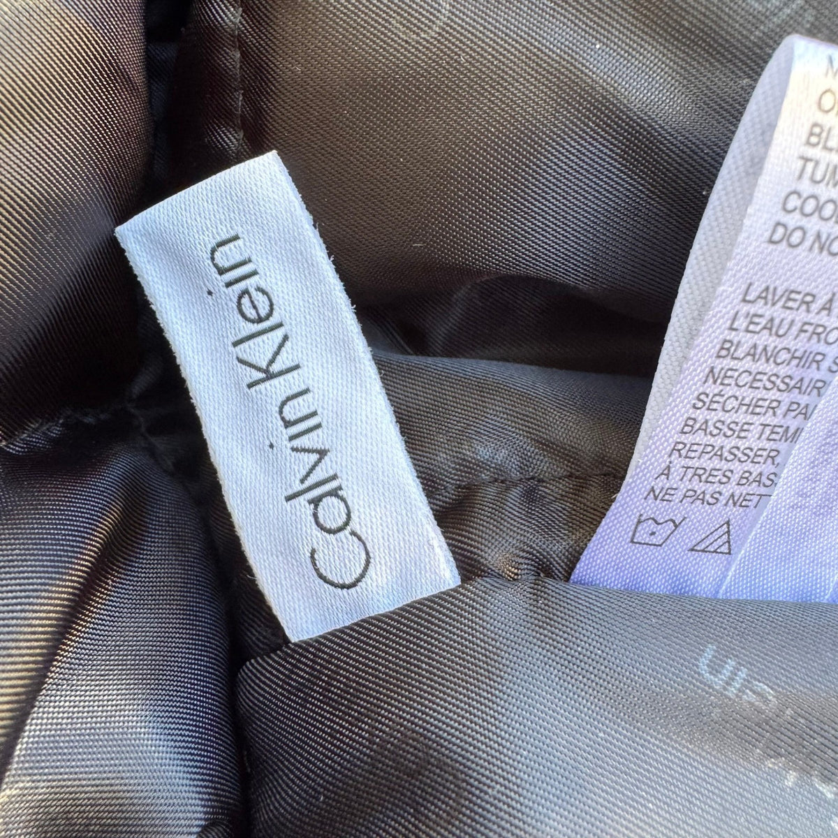Calvin Klein Minimalist Streetwear Gorpcore Zip Bomber Jacket Black Mens M NEW