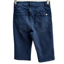 Switch DG2 Diane Gilman Womens Blue Stretch Denim Preppy Summer Casual Bermuda Shorts 2 3 image