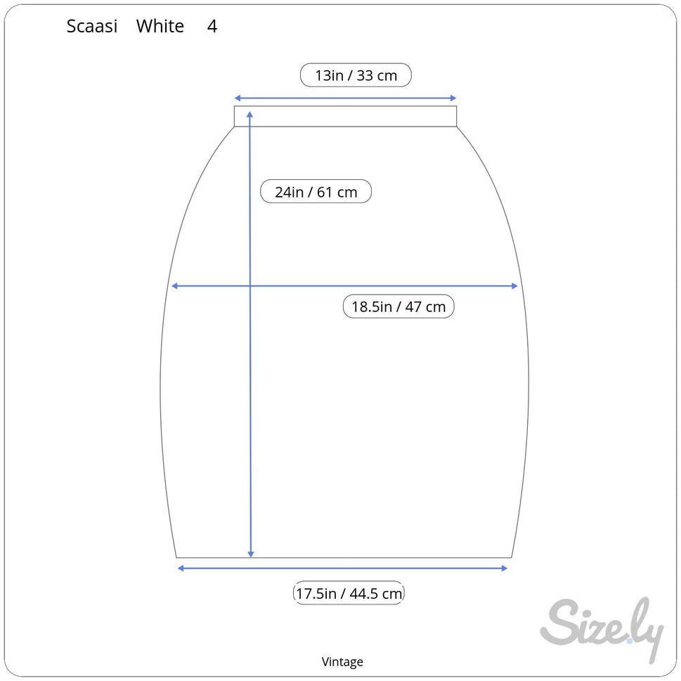 Scaasi Vintage 80s Womens White Linen Pencil Skirt Size 4 Back Slit Full Lining