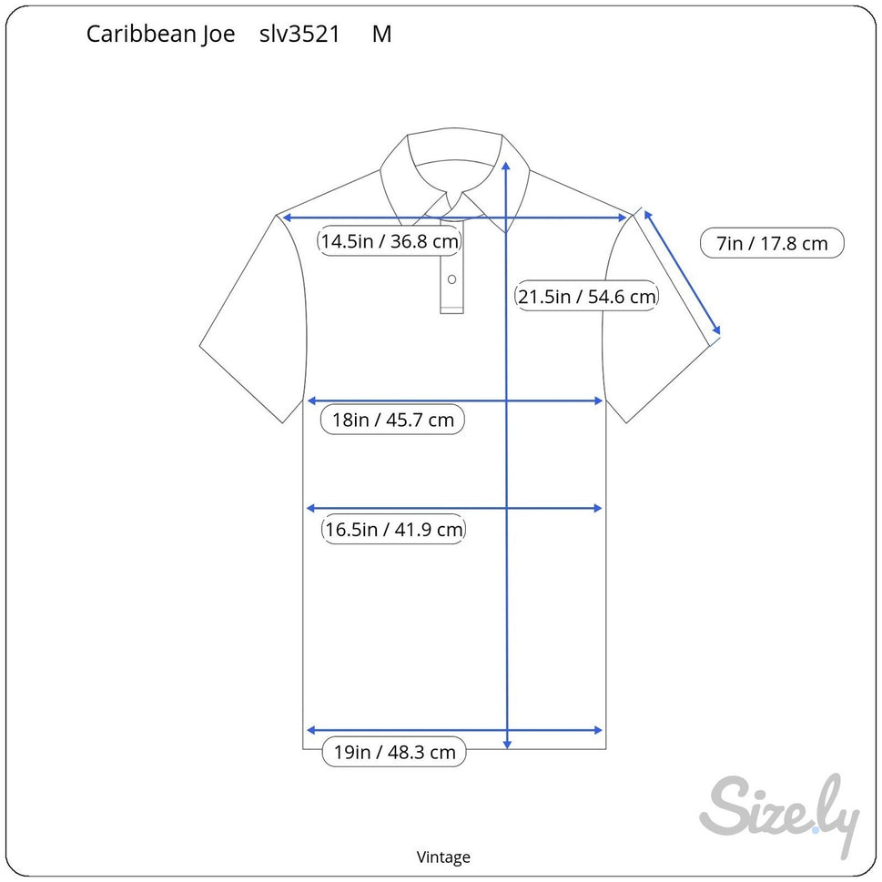 Caribbean Joe Womens Tropical Map Floral Polo Shirt Sage Green Short Sleeve M