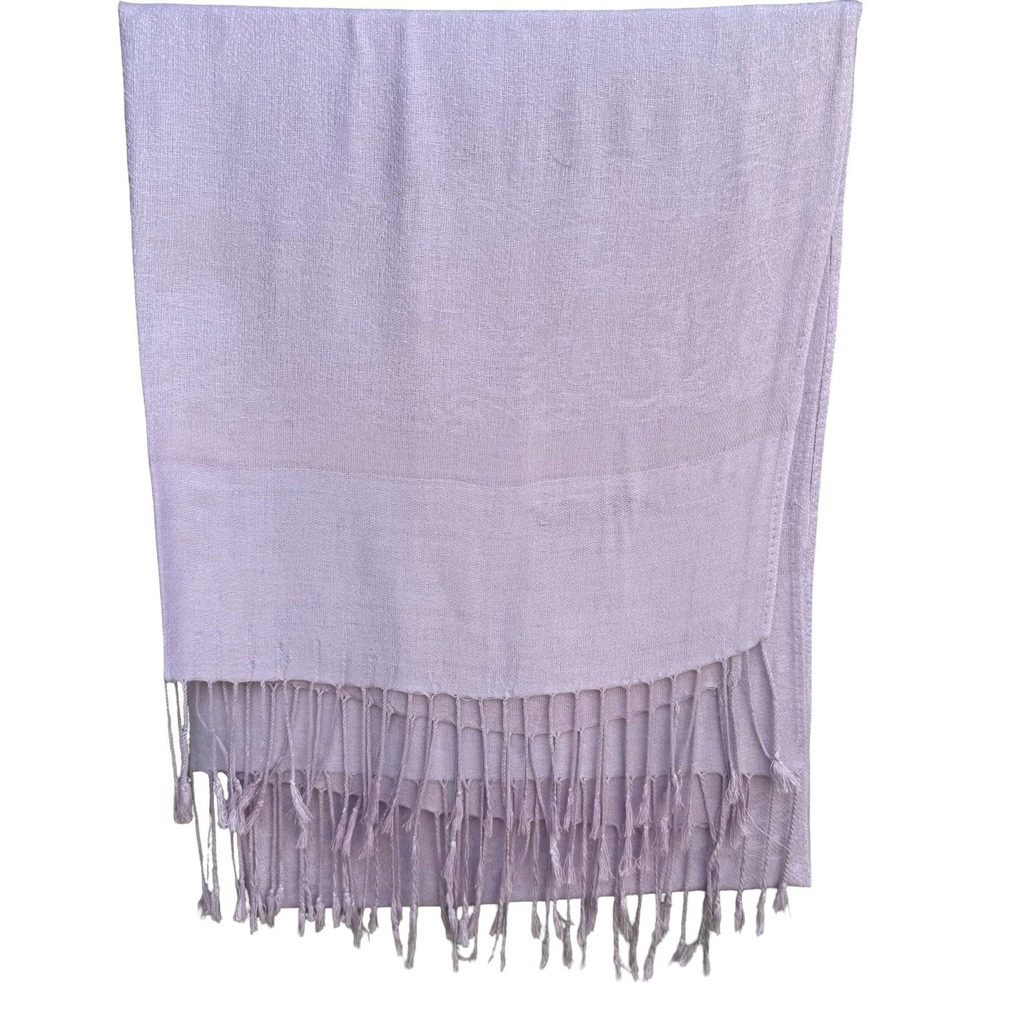 Lavender Paisley Pashmina Shawl Lilac Jacquard Fringe Wrap Scarf Stole Pastel