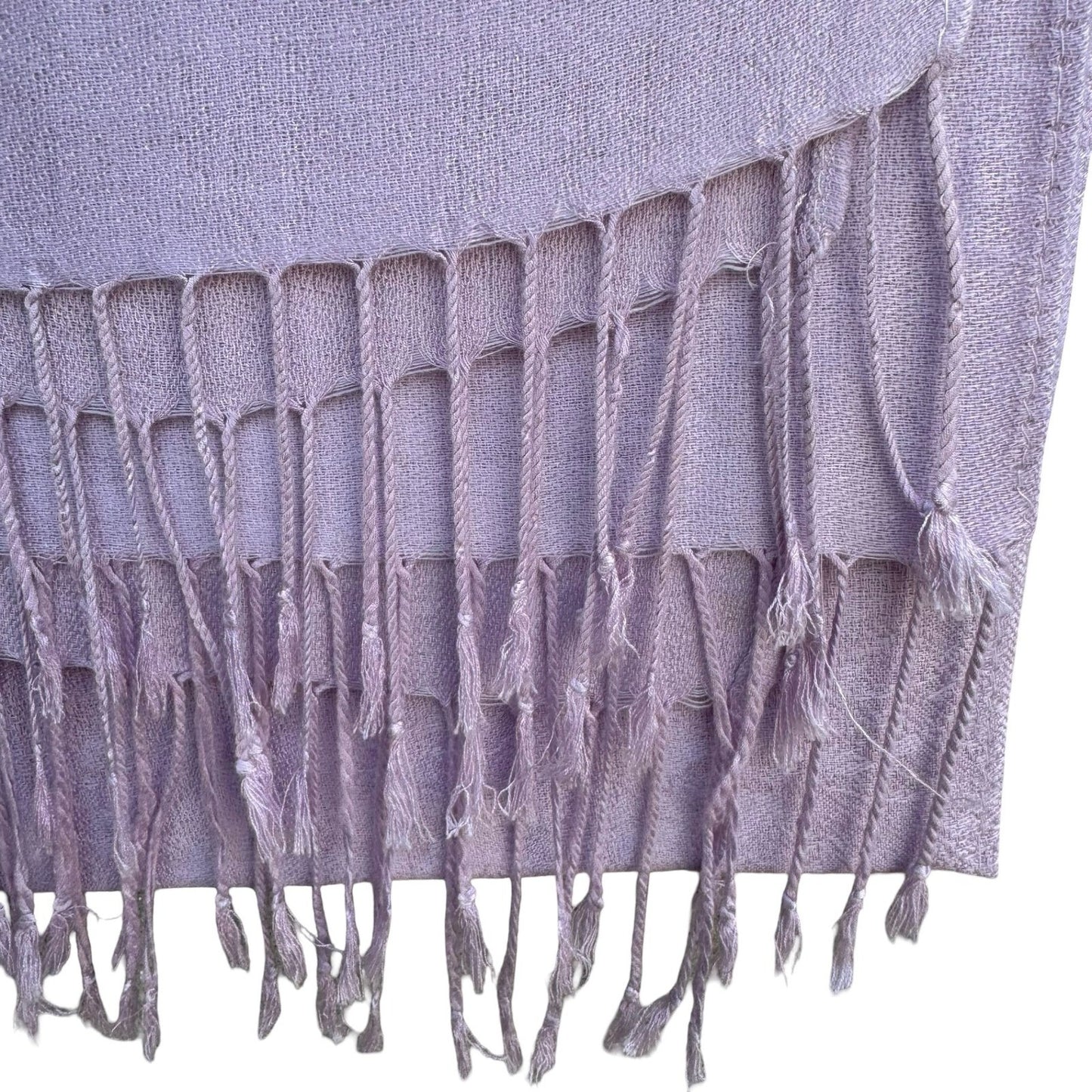 Lavender Paisley Pashmina Shawl Lilac Jacquard Fringe Wrap Scarf Stole Pastel
