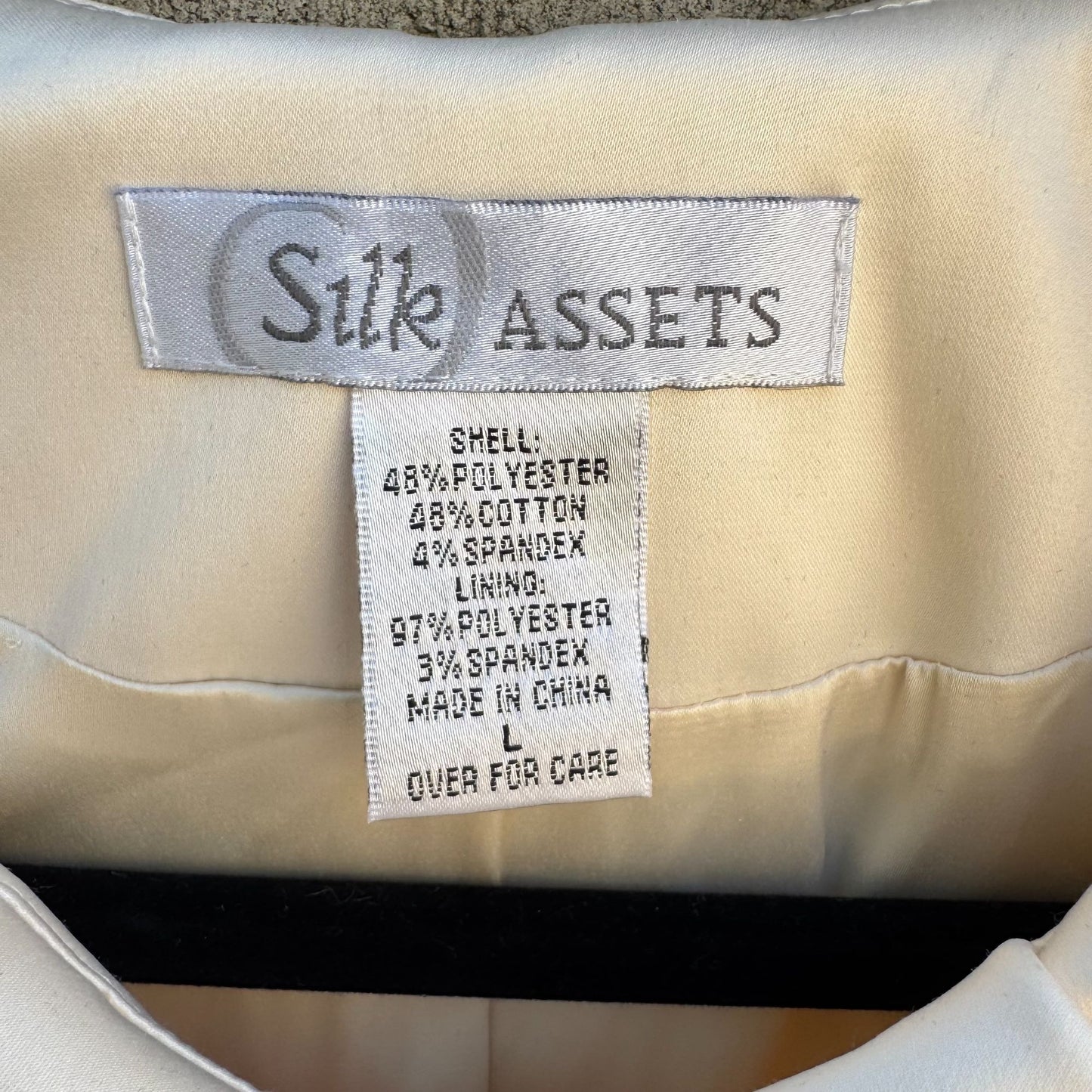 Silk Assets Diane Von Furstenberg Womens Ruffled Peter Pan Collar Blazer Jacket L