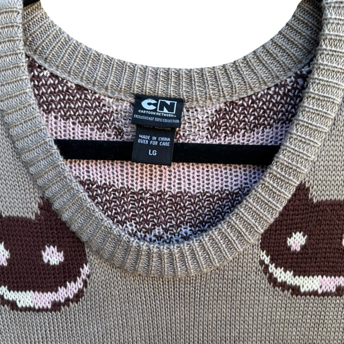 Hot Topic Cartoon Network Steven Universe Cookie Cat Sweater Womens L Kidcore