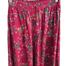Switch Cervelle Vintage 100% Silk Cottagecore Whimsigoth Flowy Floral Leaf Maxi Skirt S 3 image
