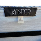 Switch Kasper Coastal Nautical Careerwear Space Dye Striped Sleeveless Scoop Neck Top L 2 image