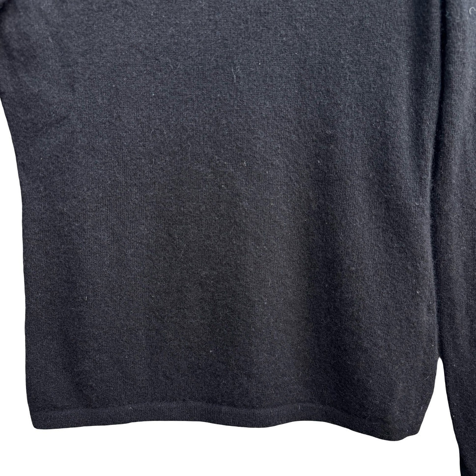 Lord & Taylor 100% Cashmere Quiet Luxury Minimalist Preppy Turtleneck Sweater S