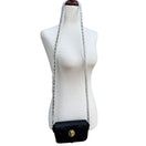 Switch Isaac Mizrahi Live Quilted Mini Crossbody Bag Gold Logo Closure Chain Strap New 3 image