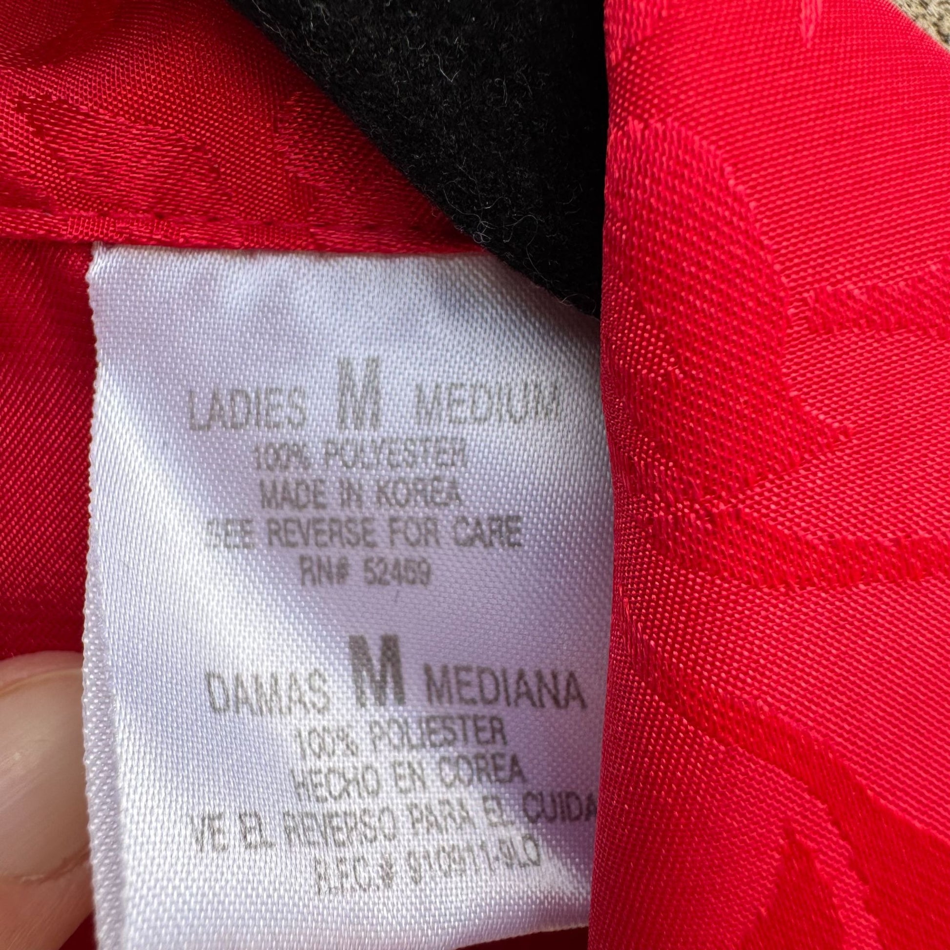 Secret Treasures Ladies Red Satin Button-Up Lightweight Sleepwear Shirt M