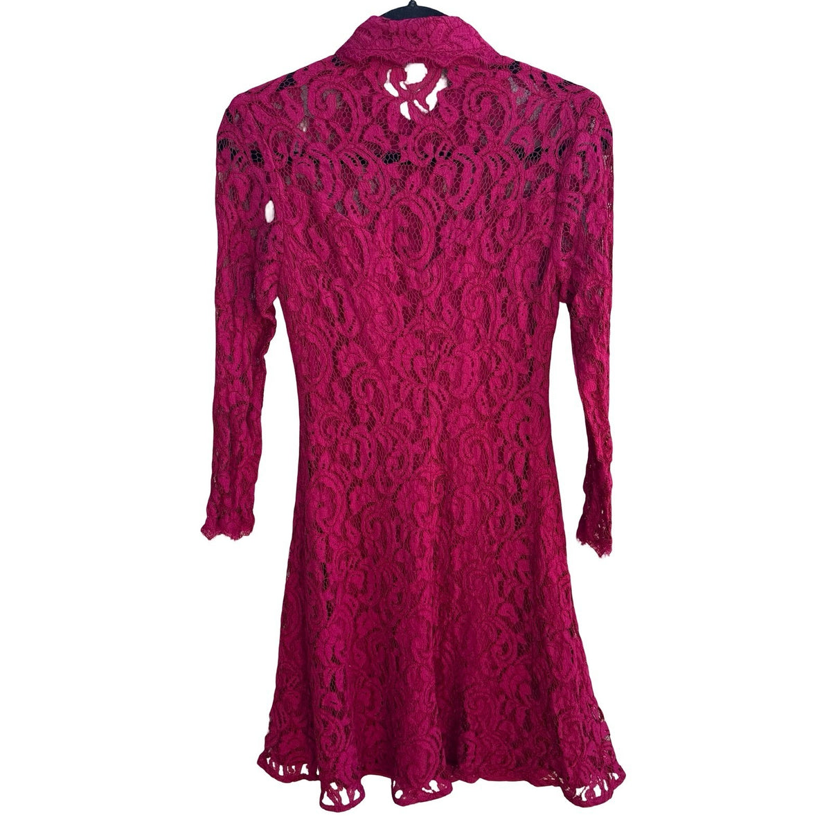 Vintage Y2K Barbiecore Coquette Romantic Floral Lace Feminine Party Mini Dress