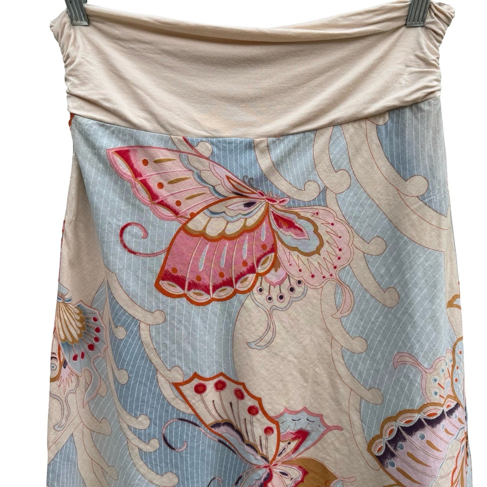 Tramp Y2K Fairycore Butterflycore Handkerchief Uneven Hem Skirt Pastel Boho S