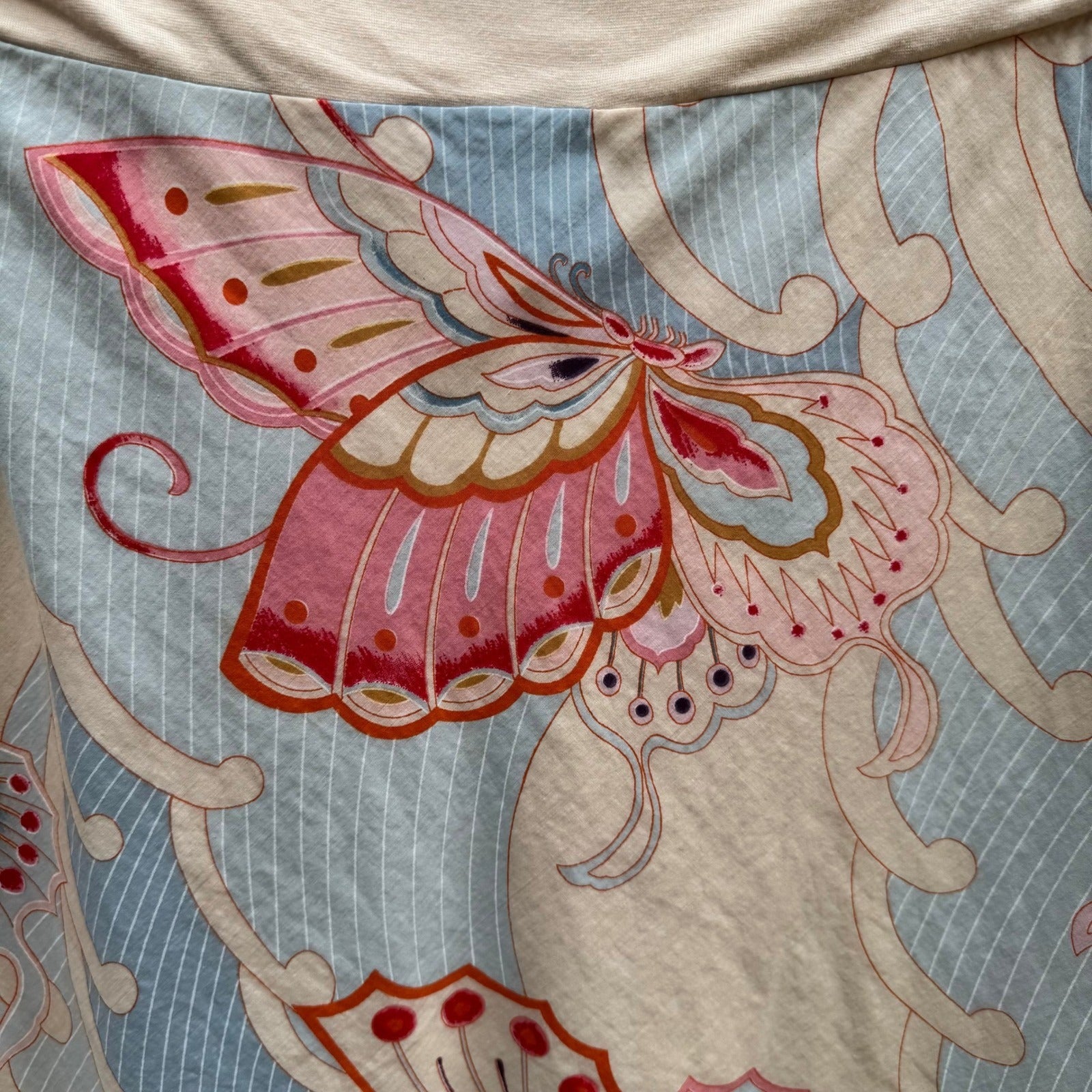 Tramp Y2K Fairycore Butterflycore Handkerchief Uneven Hem Skirt Pastel Boho S