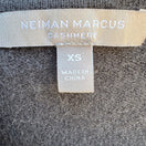 Switch Neiman Marcus Cashmere Minimalist Quiet Luxury Full Zip Metallic Trim Hoodie XS 2 image