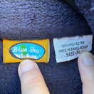 Switch Blue Sky Navy 1/4 Zip Pullover Fleece Sweater XL Cozy Pocket Relaxed Fit Unisex 2 image