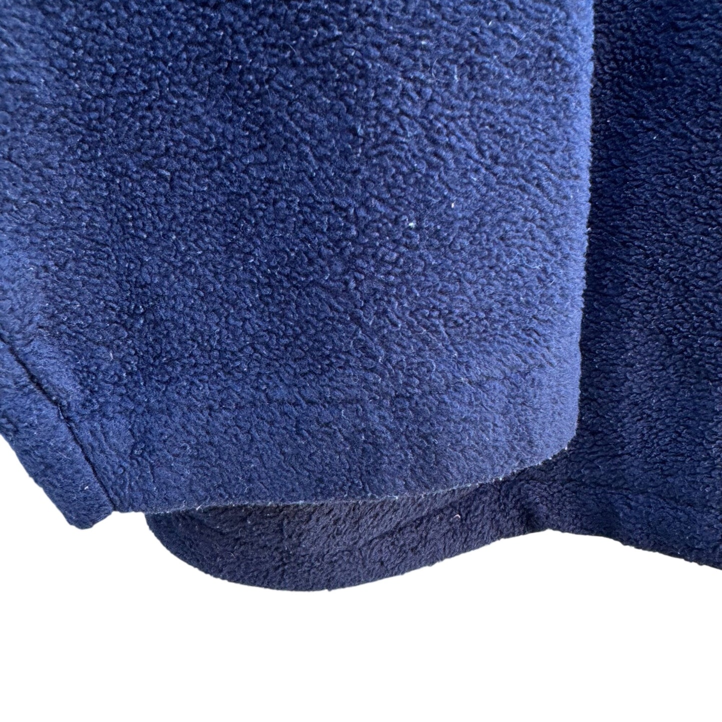 Blue Sky Navy 1/4 Zip Pullover Fleece Sweater XL Cozy Pocket Relaxed Fit Unisex