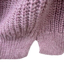 Switch APT 9 Womens Pink Ribbed Turtleneck Wide Knit Long Sleeve Cozy Sweater New L 3 image