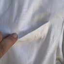 Switch Neiman Marcus Vintage Womens French Cotton V Neck Cropped Peplum Hem Blouse 10 3 image