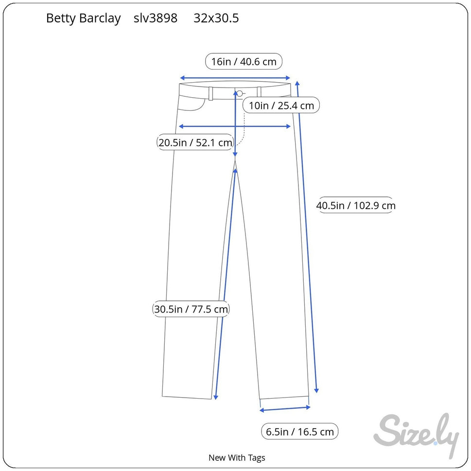 Betty Barclay Perfect Slim Jeans Women 14 Mid Rise Super Slim High Elastic NEW