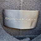 Switch Donna Karan New York Mens Wool Blend Car Coat Black Hidden Button Overcoat Med 2 image