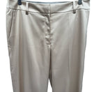 Switch Bloomingdales Chic Quiet Luxury Satin Minimalist Evening Dress Pants Gold 14 NEW 3 image