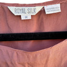 Switch Royal Silk Vintage Womens Silk Rose Sleeveless Lightweight Scoop Neck Blouse M 2 image