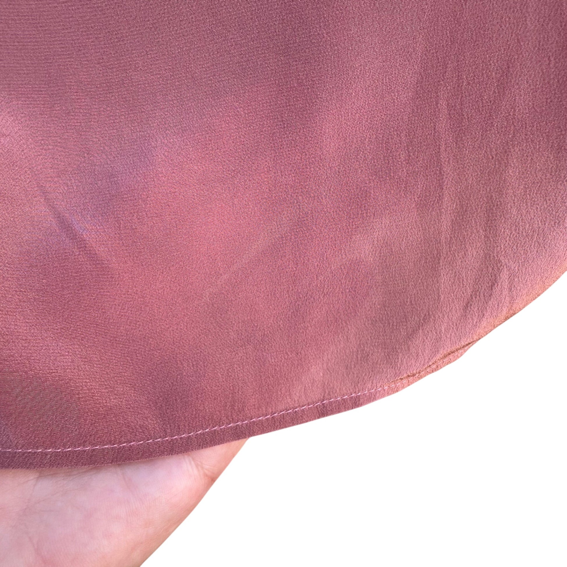 Royal Silk Vintage Womens Silk Rose Sleeveless Lightweight Scoop Neck Blouse M