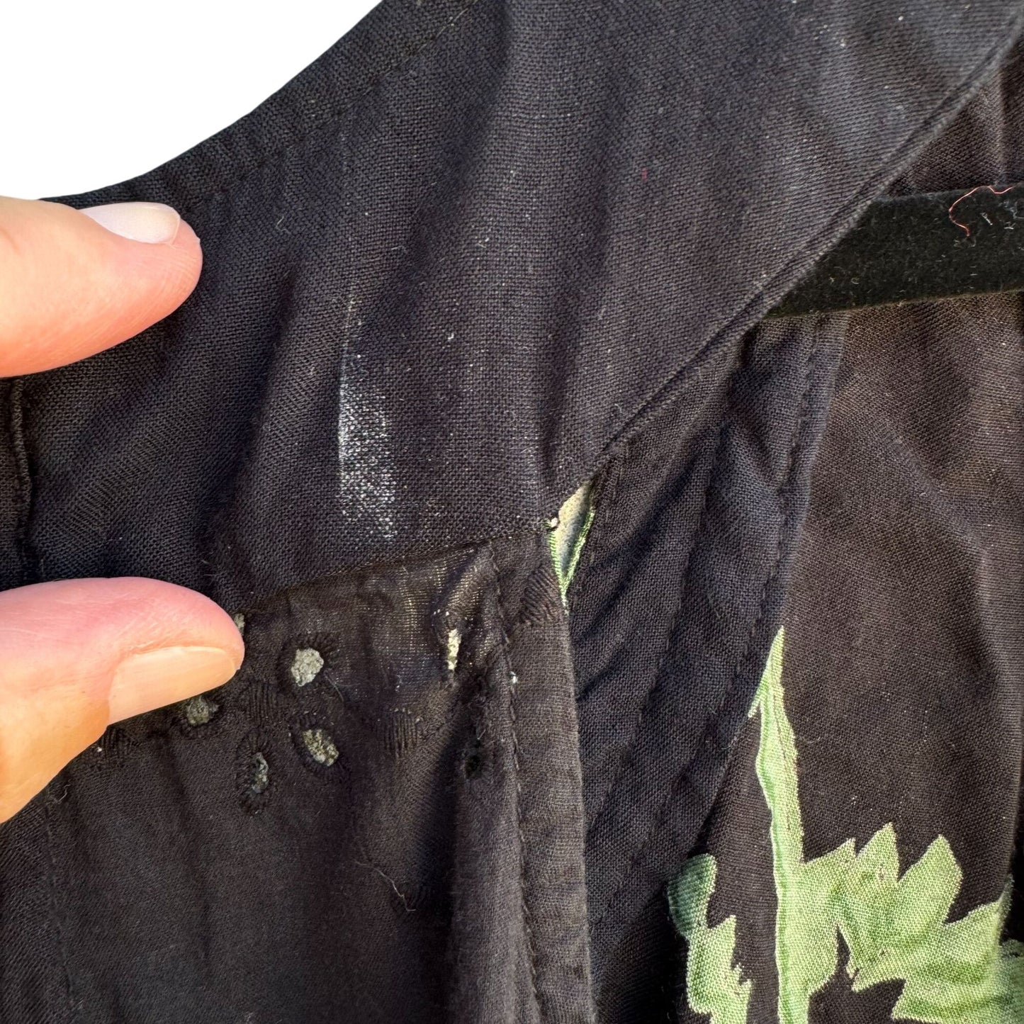 Angie Vintage Y2K Sleeveless Colorful Floral Boho Crochet Festival Blouse 3X