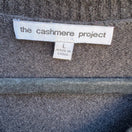 Switch The Cashmere Project 100% Cashmere Minimalist Old Money Preppy V-Neck Sweater L 2 image