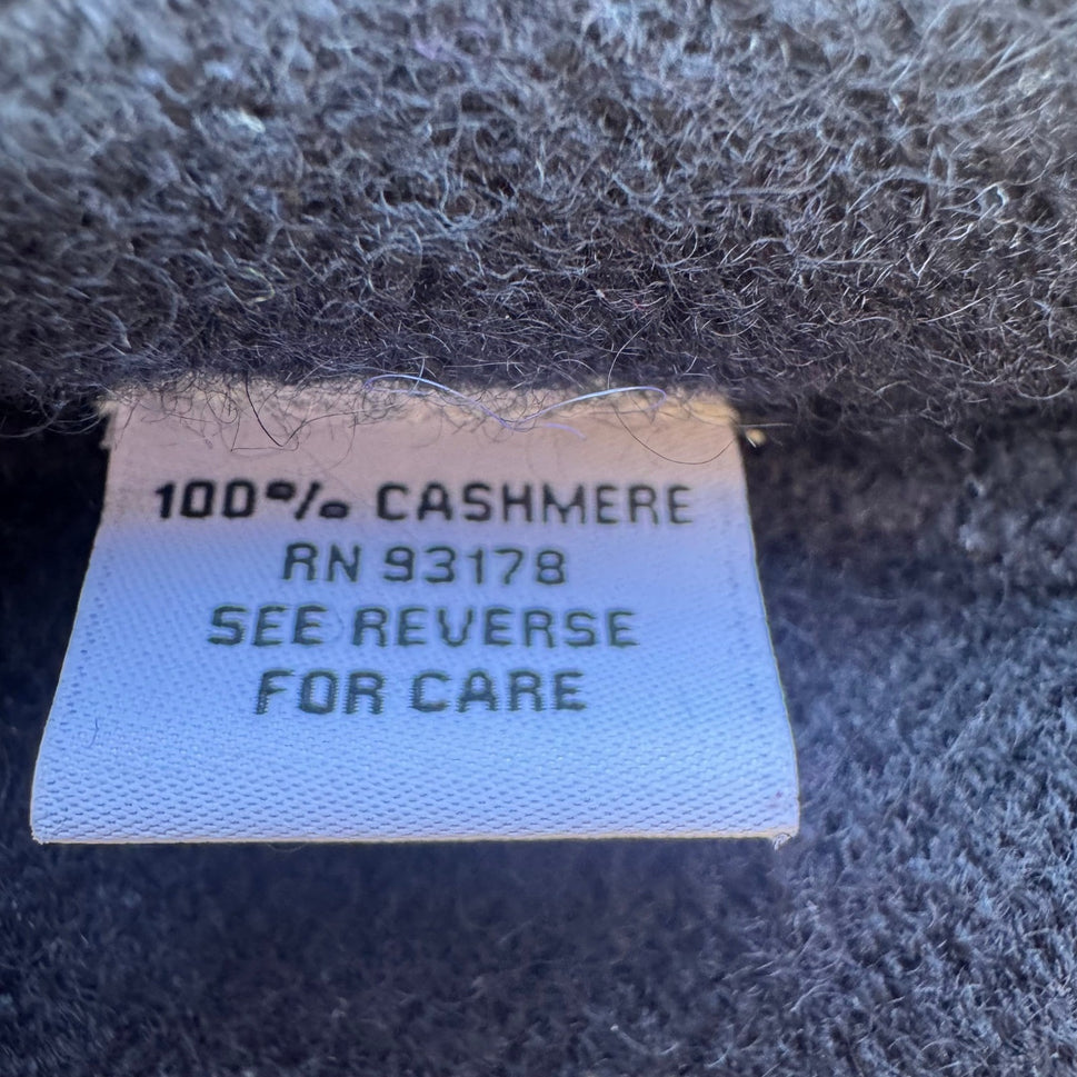 The Cashmere Project 100% Cashmere Minimalist Old Money Preppy V-Neck Sweater L