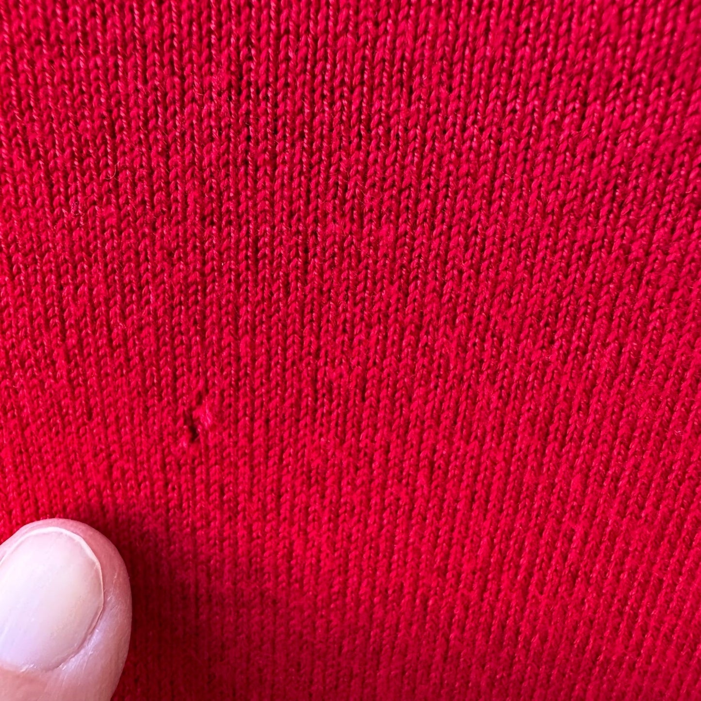 89th + Madison Scalloped Feminine Professional Open Front Cardigan Red L NEW