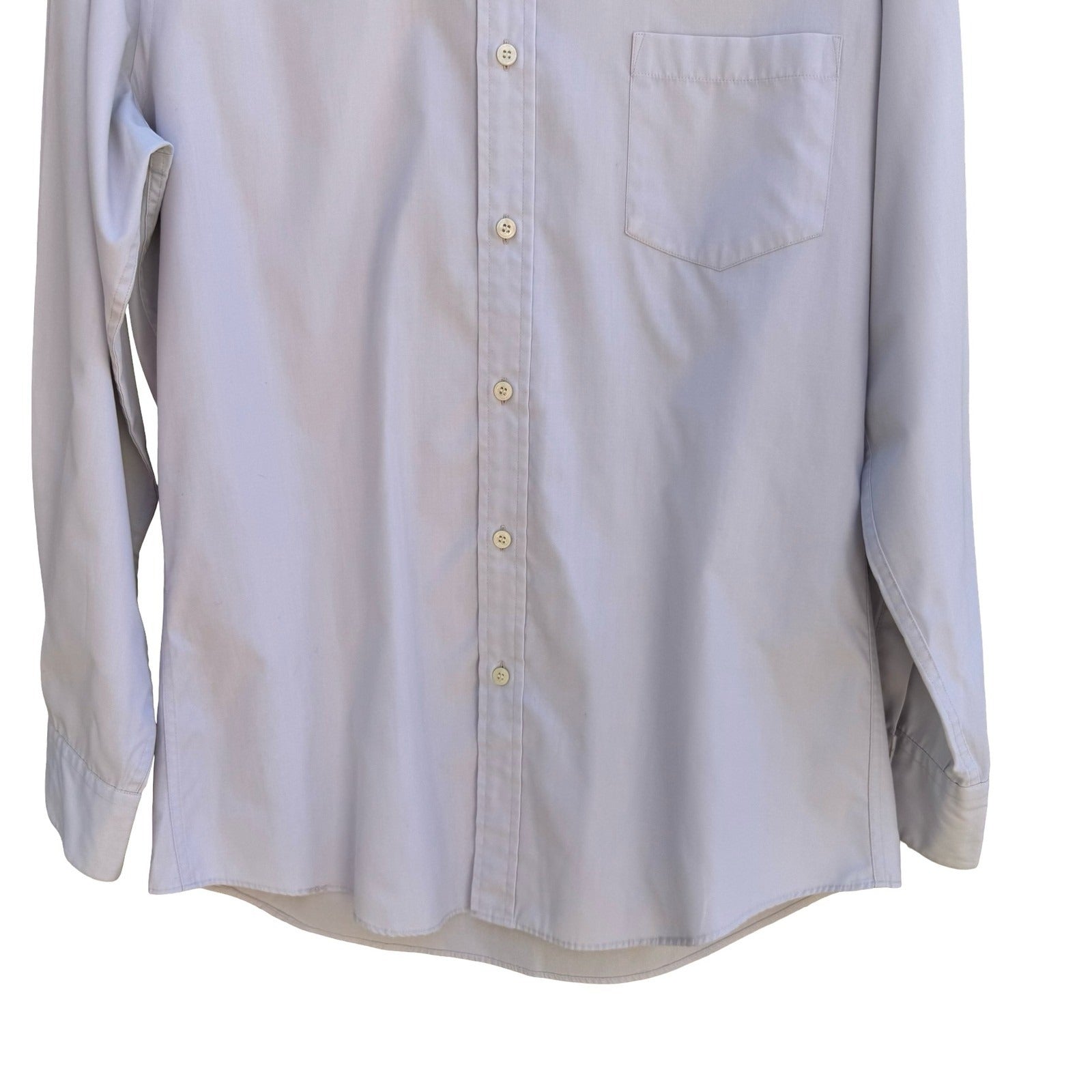 Yves Saint Laurent Vintage 90s Designer Luxury Shirt Mens L Minimalist Old Money