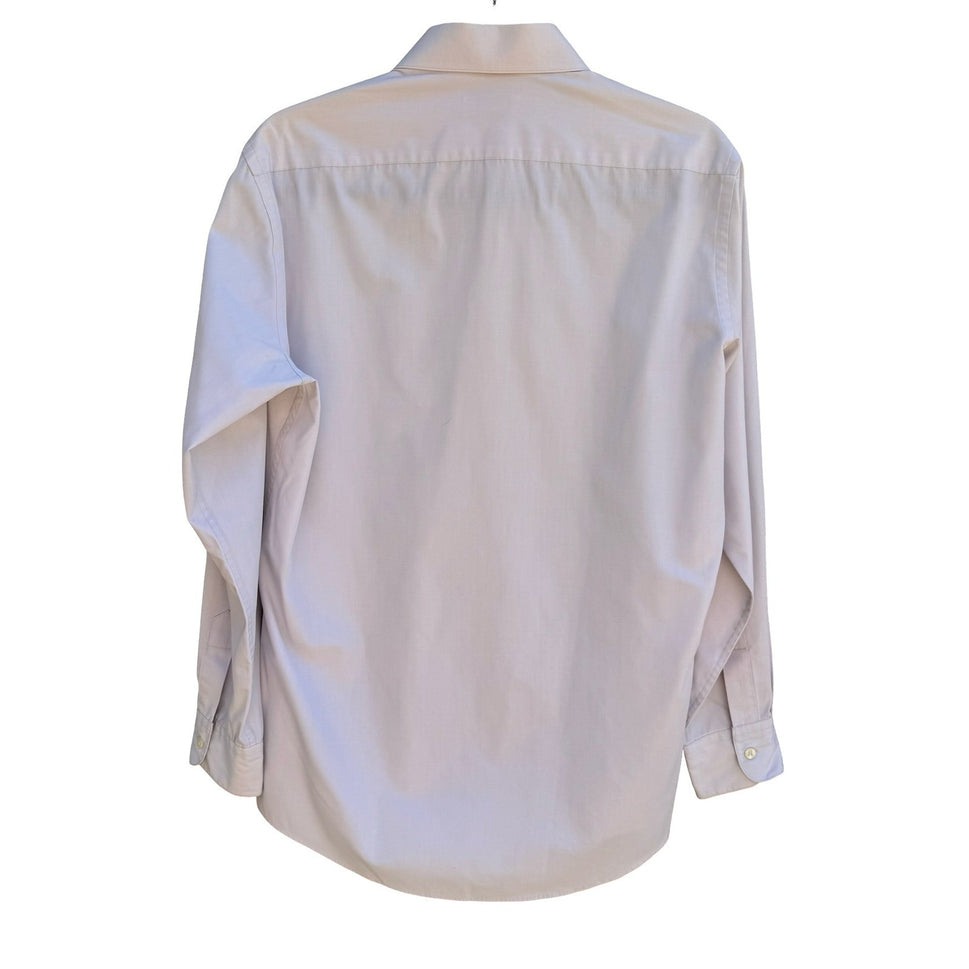 Yves Saint Laurent Vintage 90s Designer Luxury Shirt Mens L Minimalist Old Money