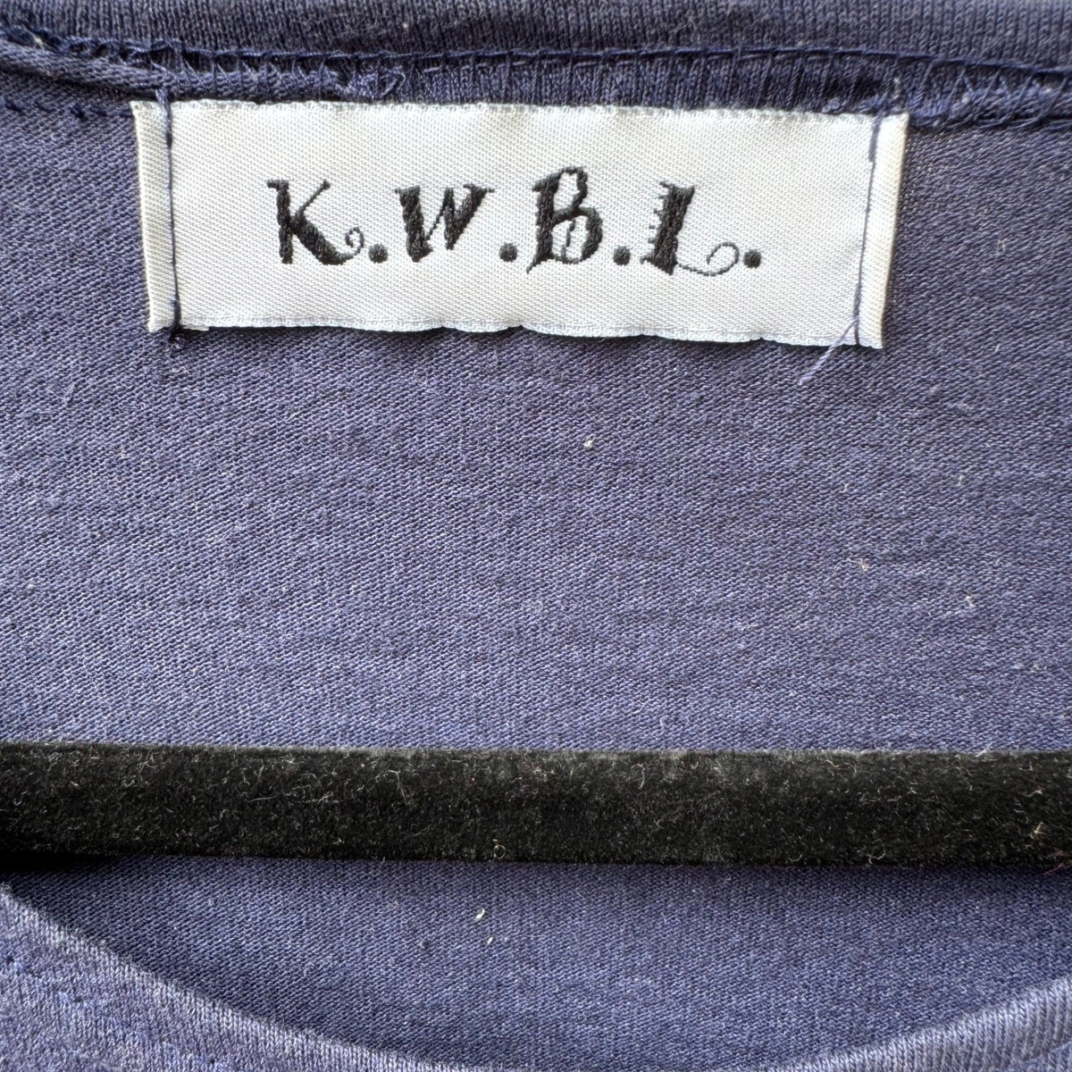 KWBL Vintage 90s Nautical Graphic Studded Harlequin Rope Tassel Shirt Navy XXL