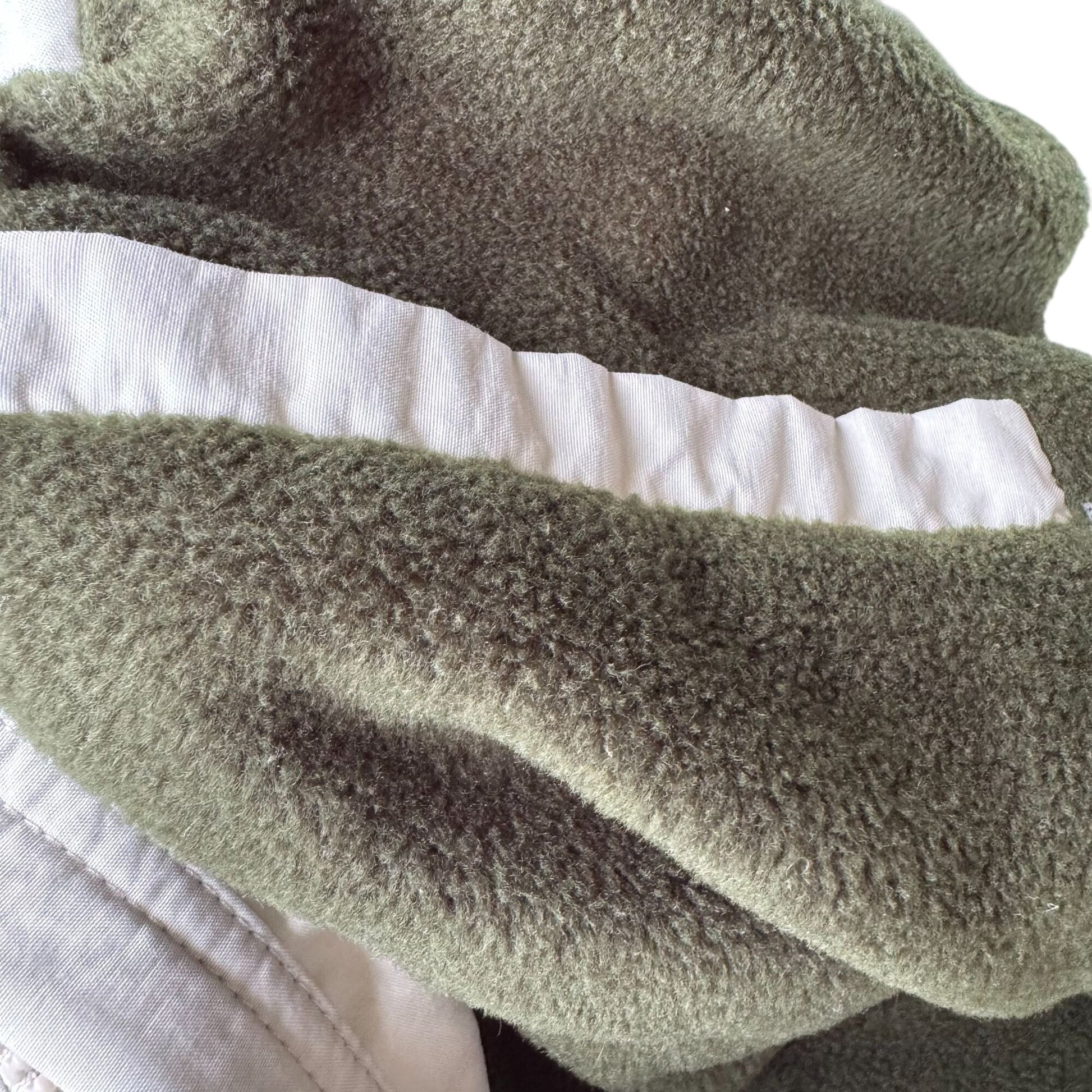 Black Canyon Colorado Vintage Outdoor White Fleece Lining Zip Pocket Jacket L