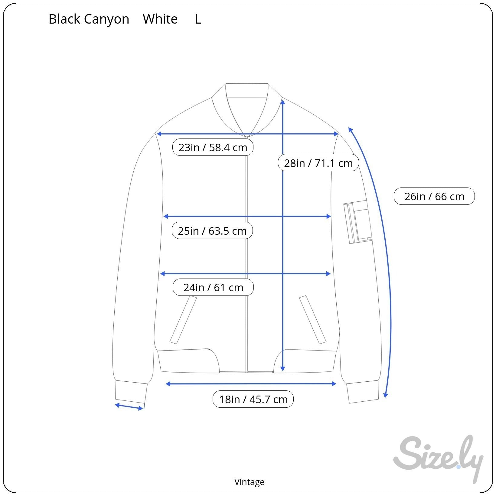 Black Canyon Colorado Vintage Outdoor White Fleece Lining Zip Pocket Jacket L