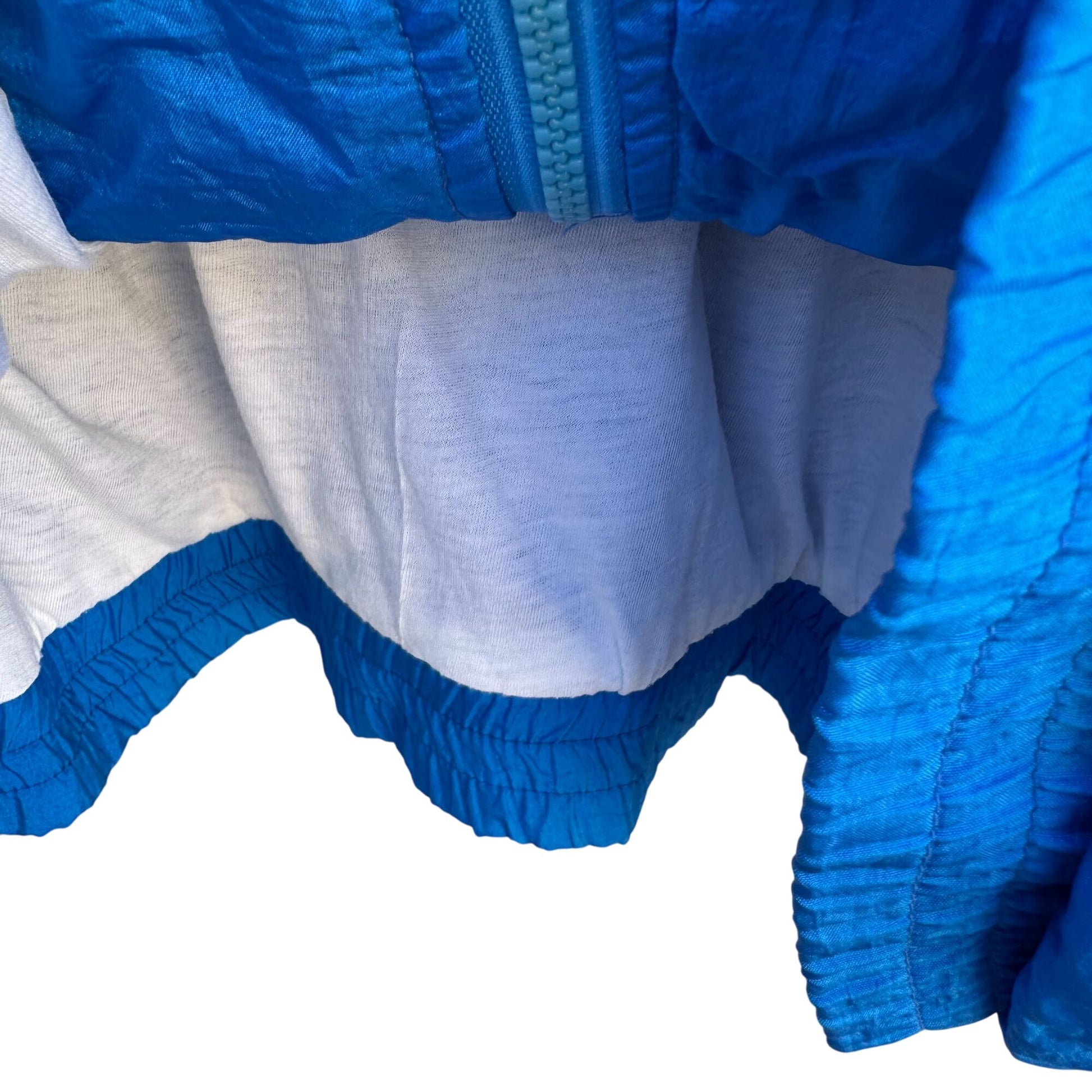 Slade Vintage 80s 90s Geometric Windbreaker Colorblock Swishy Retro Track Jacket