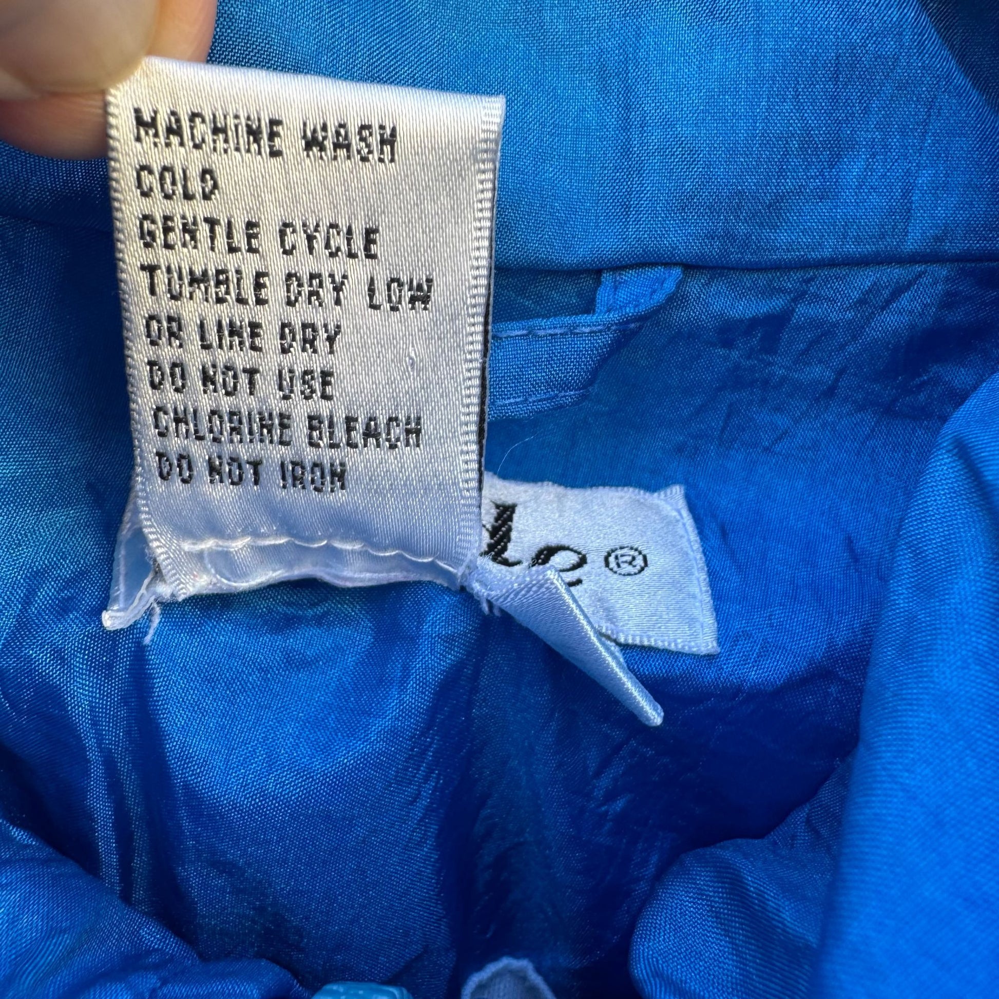 Slade Vintage 80s 90s Geometric Windbreaker Colorblock Swishy Retro Track Jacket